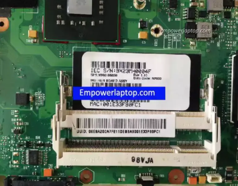 Scheda madre Toshiba satellite E105 GM45 6050A2218301-MB-A03