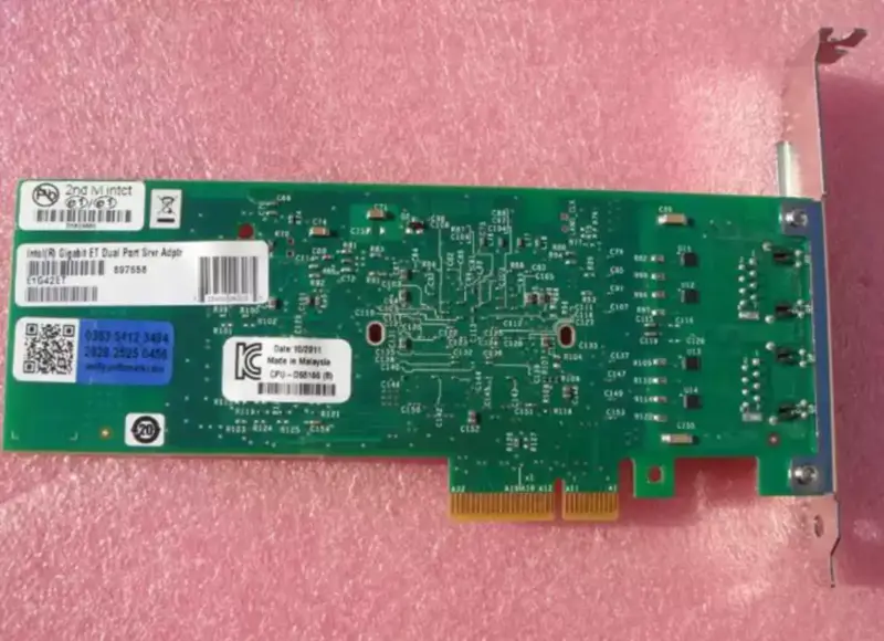 Scheda di rete Intel E1G42ET E1G42ETG1P20 Dual Port 82576 PCI-e Gigabit Ethernet