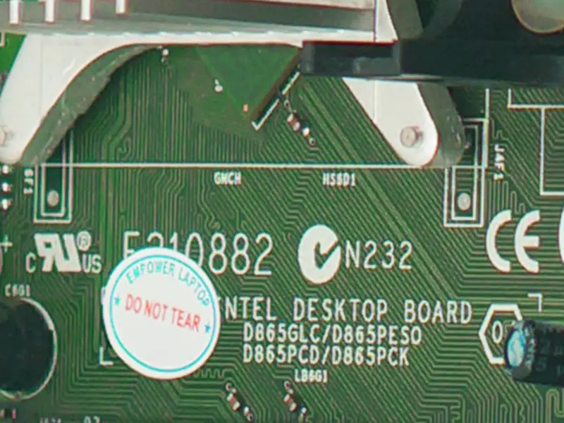Scheda madre Intel E210882 D865GLC/D865PESO/D865PCD