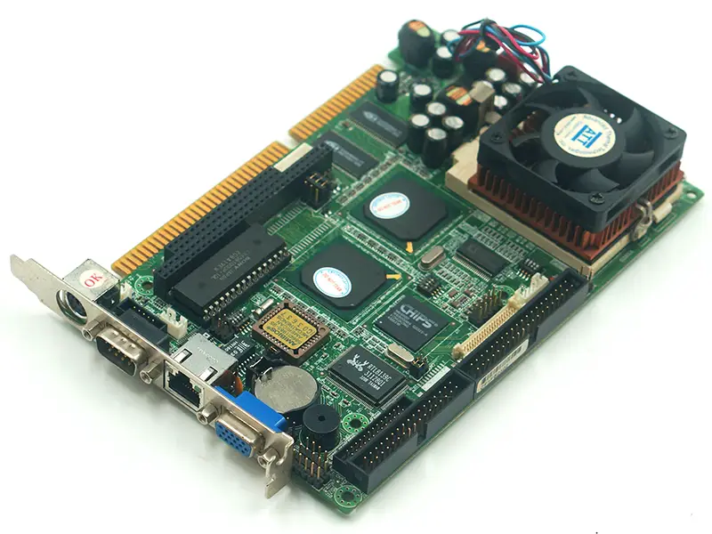 FB2502 VER:1.4 scheda madre con CPU e FAN