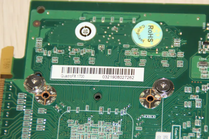 Scheda grafica Quadro FX1700 512M PCI-E DVI*2