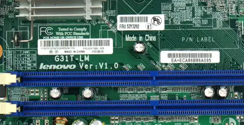 Scheda madre Lenovo G31T-LM V1.0 T4900V M6900 45C2882 53Y3282