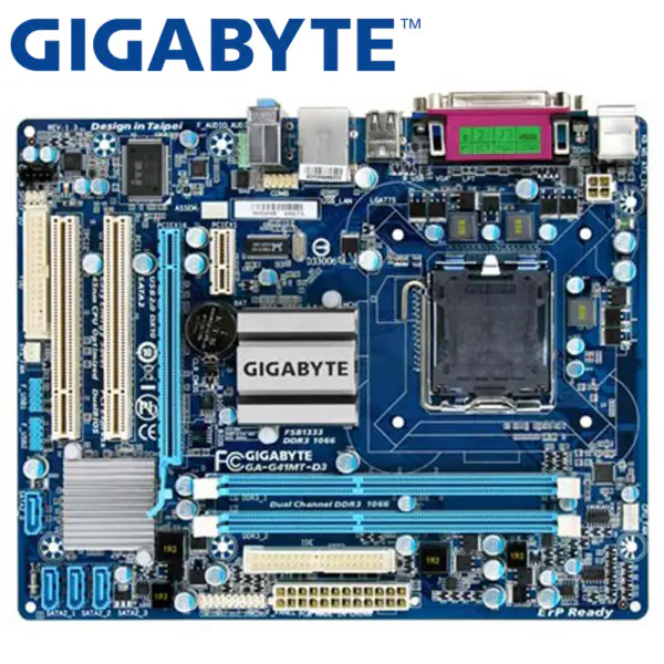 Gigabyte GA-G41MT-D3 Scheda madre desktop G41 socket LGA 775 per Core 2 Pentium Celeron DDR3 8G