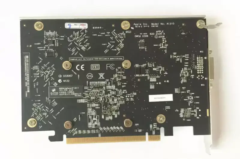 NVIDIA GeForce GT 120 512MB Apple Mac Pro Scheda grafica 2008-2012 Mini Display/DVI