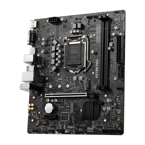 MSI H510M PRO Scheda madre PCI-E 4.0 DDR4 64 GB SATA III Intel 11TH Gen Micro ATX USB3.2
