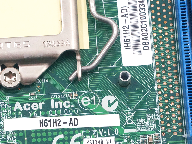 Scheda madre Acer LGA 1155 H61H2-AD