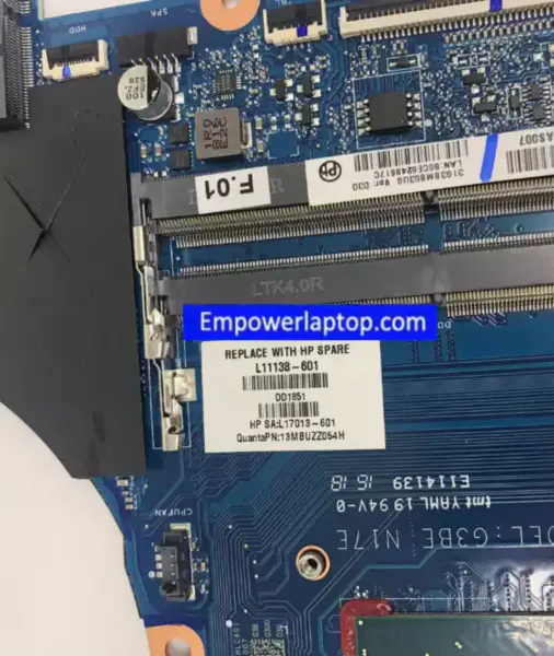Scheda madre HP TPN-Q195 17-AN 17T-AN G3BE N17E DAG3BAMBAF0 L11138-601 L11138-001 L11138-501