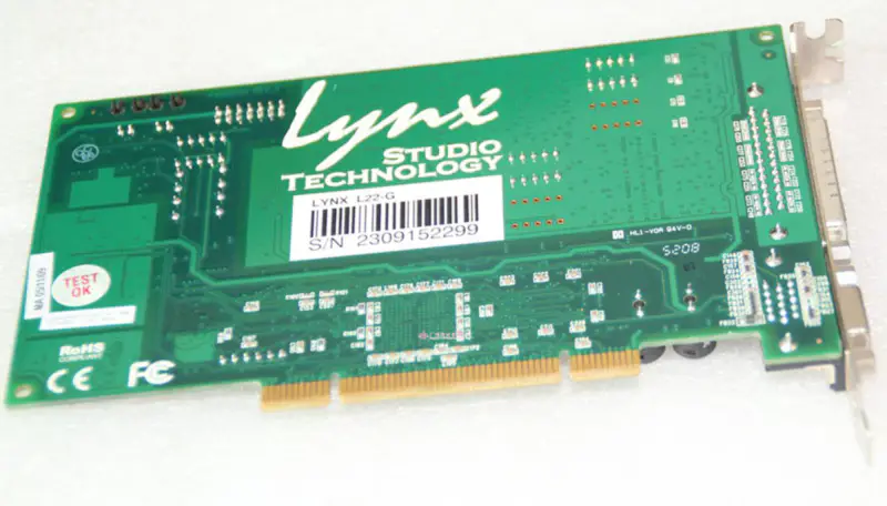 Lynx L22-G PCI Sound Card - Analog/Digital Interface