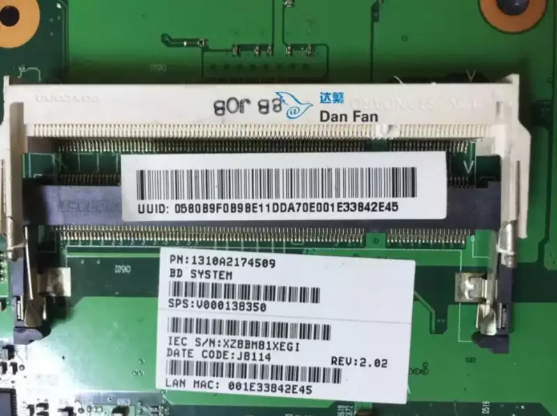 Scheda madre Toshiba Satellite L305D V000138350