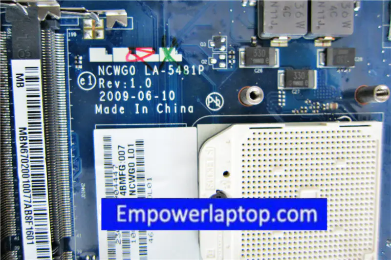 Scheda madre Acer E527 E627 5532 5517 NCWG0