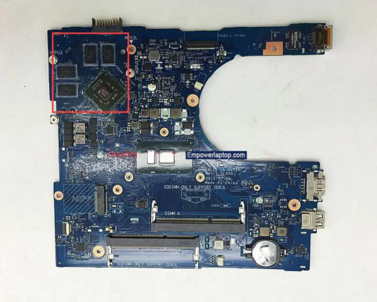 Scheda madre Dell 5559 AAL15 LA-D071P