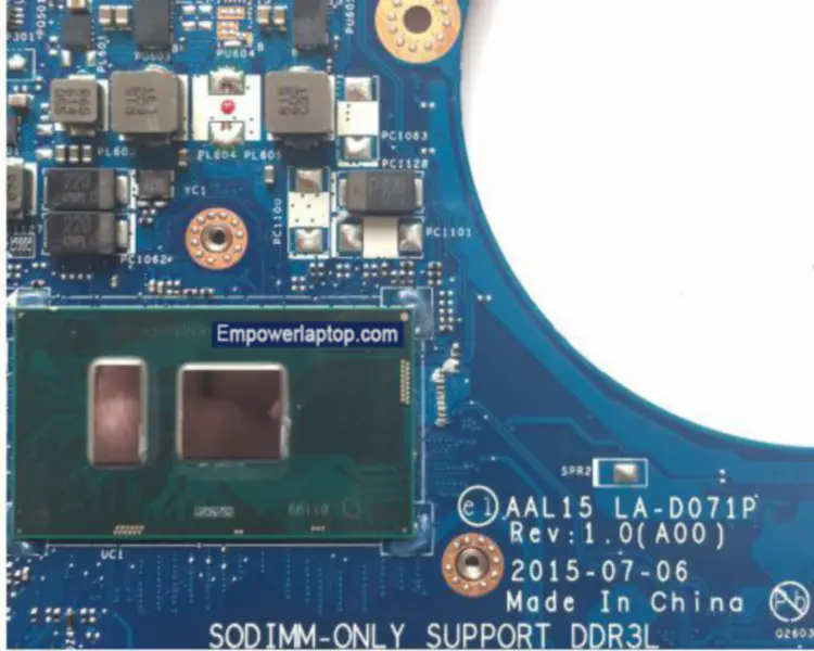 Scheda madre Dell 5559 AAL15 LA-D071P