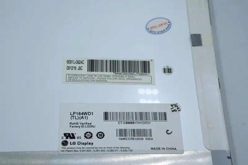Pannello LCD LG LP164WD1-TLA1