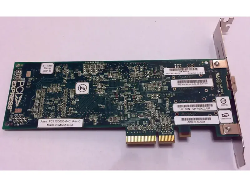 Emulex LPE1150-E 4Gbit PCIe x4 Single Port FC Adapter HBA Card FC1120005-04C