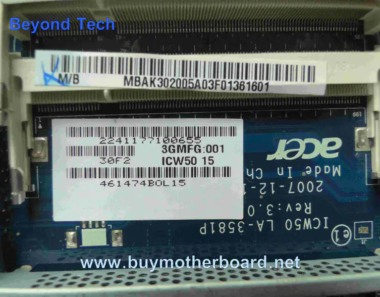 Acer MBAK302005 scheda madre per 5520
