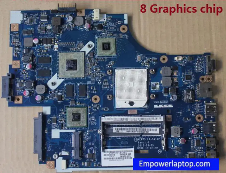 Scheda madre Acer 5551 5552G 75 LA-5911P MBWM602001