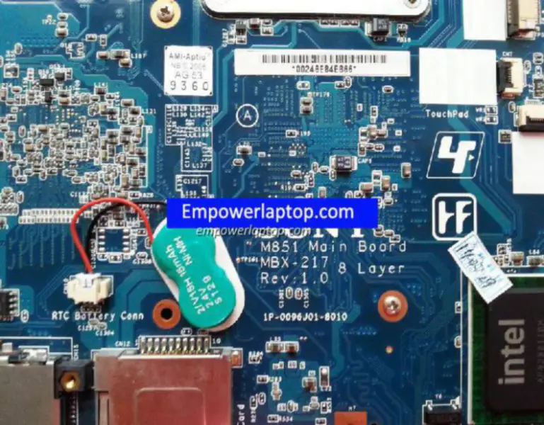 Scheda madre Sony VGN-NW VGN-NW21F A1747079A A1747081A