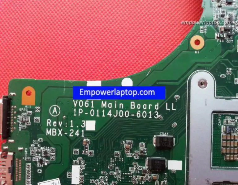 Sony VPCCB MBX-241 V061 1P-0114J00-6013 A1871105A A1848535A Scheda Madre