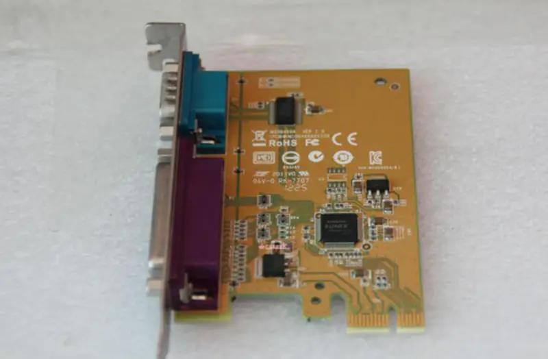 Scheda madre Sunix MIO6469A Seriale Parallela PCI-e RS232 LPT1