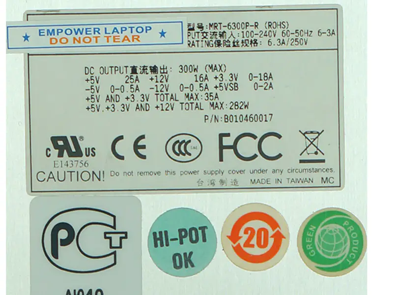 Alimentatore Zippy Emacs MRT-6300P-R