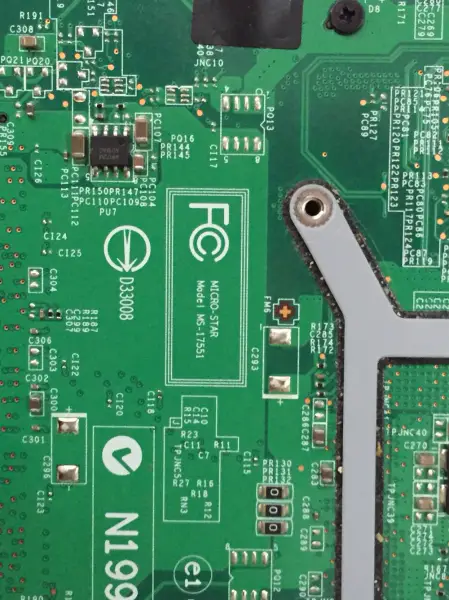 Scheda madre MSI CR70 MS-17551