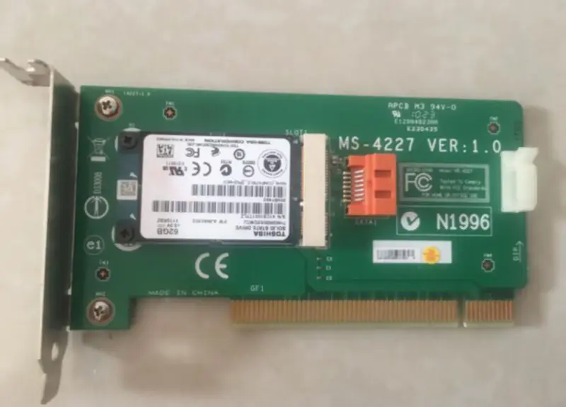 MICRO-STAR MS-4227 VER:1.0 Adattatore per unità a stato solido con SSD da 62G
