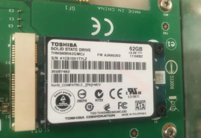 MICRO-STAR MS-4227 VER:1.0 Adattatore per unità a stato solido con SSD da 62G
