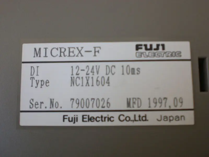 Modulo PLC Fuji NC1X1604-W NC1X1604