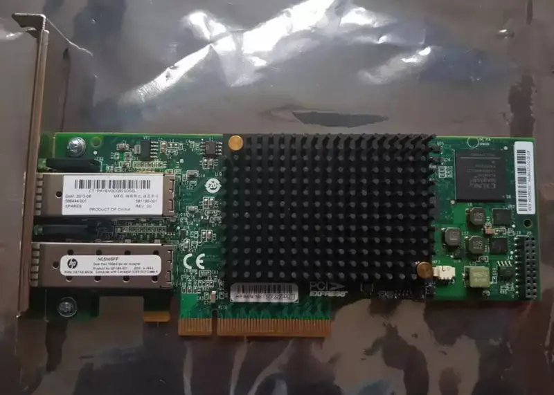 Scheda Ethernet ad alto profilo HP NC550SFP Dual Port 10GbE 581199-001