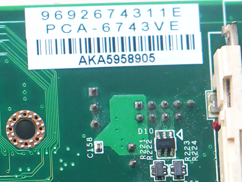 Scheda madre industriale Advantech PCA-6743 PCA-6743VE senza PC104