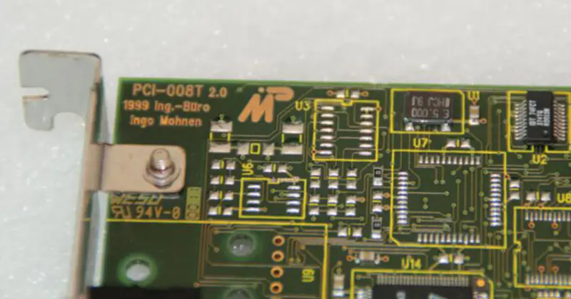 Scheda madre LNGO PCI-008T 1622-1117
