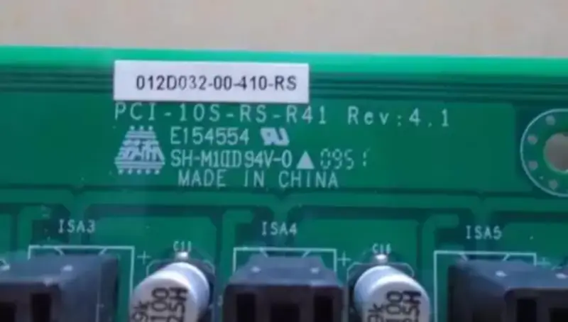 Piastra di base PCI-10S-RS-R41 Rev:4.1
