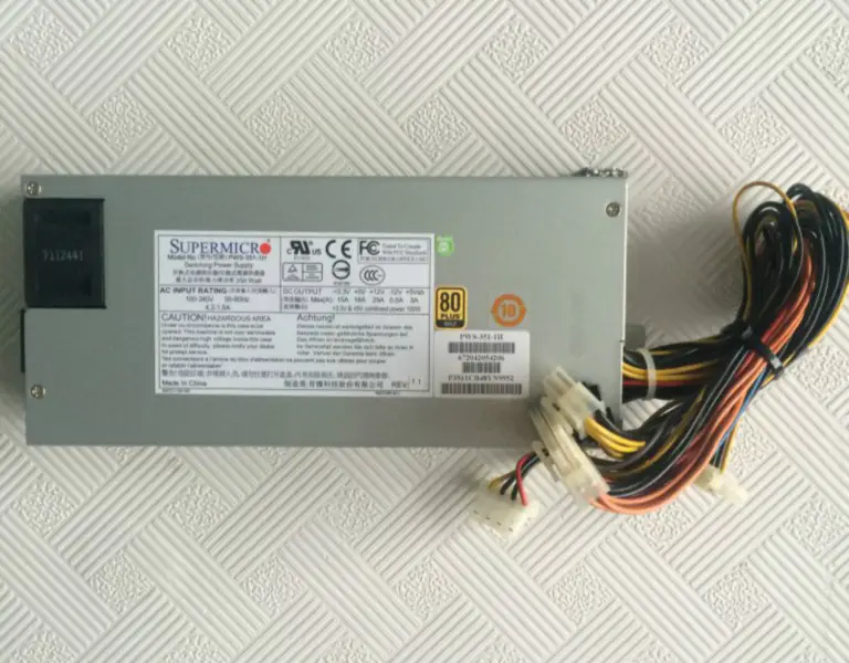 Alimentatore per server Supermicro PWS-351-1H 1U 350W
