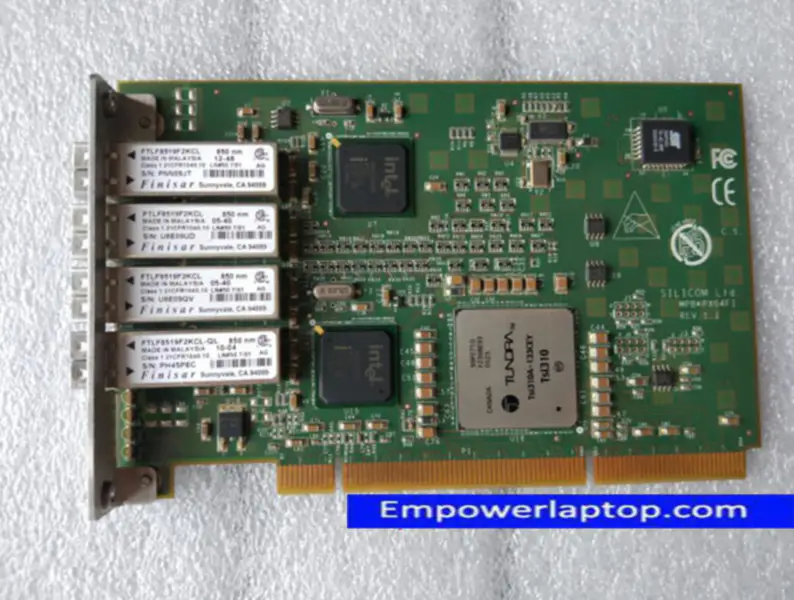 SILICOM PXG4FI ADATTATORE SERVER PCI-X con porta QUAD in fibra (SX) Gigabit Ethernet