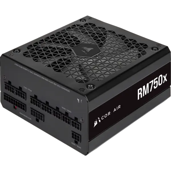 Cors Air Alimentatori Psu Rm750x 750w Certificazione Oro Modulo completo Ventola Start-stop Risveglio intelligente Rps0123