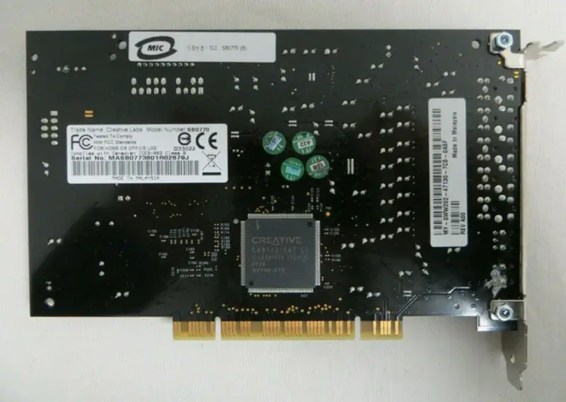Scheda audio Creative SB0770