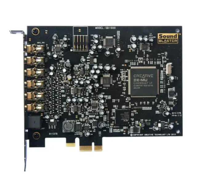 Creative Sound Blaster Audigy5 SB1550 Scheda audio A5 7.1 PCI-E 1x
