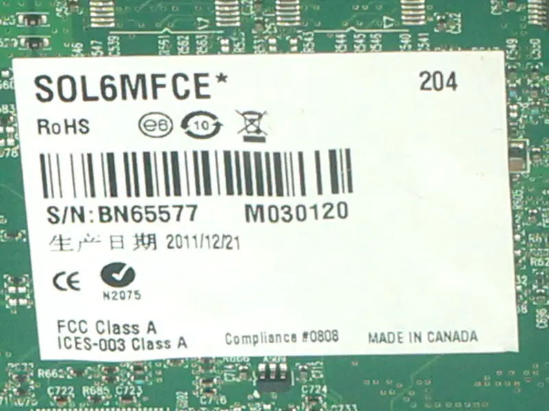 Scheda di acquisizione immagini Matrox SOL6MFCE Y7239-0201
