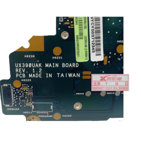 ASUS ZenBook 3 UX390 UX390U UX390UA UX390UAK Scheda madre