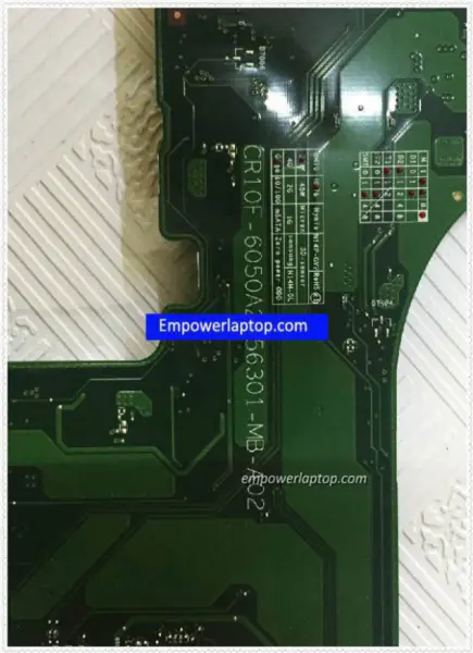 Scheda madre Toshiba V000318090 CR10F-6050A2556301-MB-A02