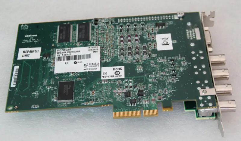 MATROX V10 Y7231-03 VI07IAOA/F* Scheda DAQ PCIE