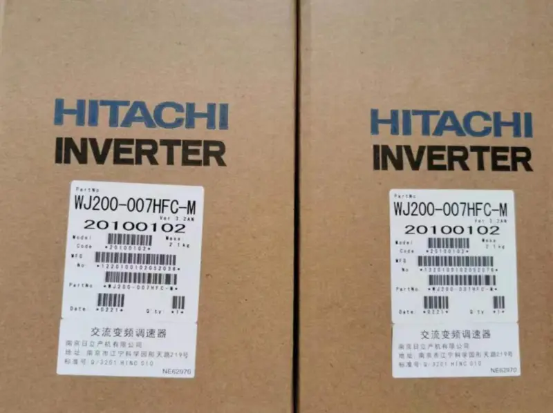 INVERTER HITACHI WJ200-007HFC-M 0,75KW NUOVO