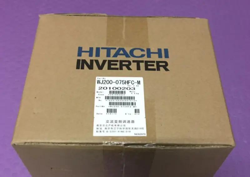 INVERTER HITACHI WJ200-075HFC-M 7,5KW NUOVO