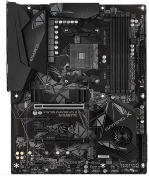 Gigabyte X570 GAMING X Scheda madre ATX AMD X570/M.2/DDR4/Doppi canali/SSD/128G