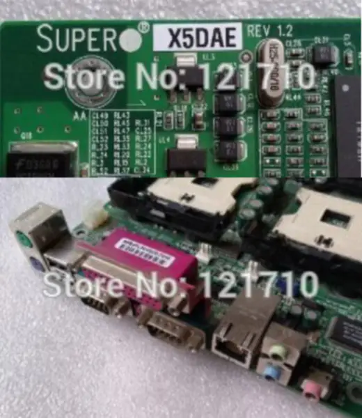 Supermicro X5DAE REV 1.2 doppio socket 604 Scheda per apparecchiature industriali