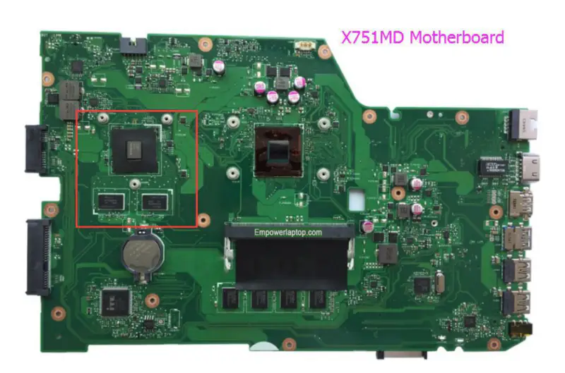 Scheda madre Asus X751M X751MD REV2.0
