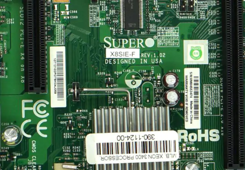 SuperMicro X8SIE-F LGA1156 Scheda madre per server singolo S3420 Chipset 6 slot di memoria Doppia LAN Gigabit