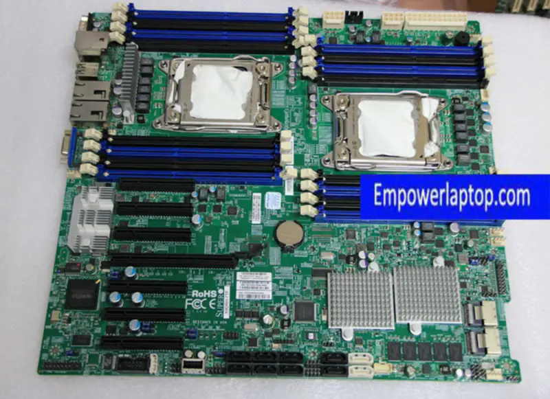 Scheda madre per server workstation SuperMicro X9DRH-7TF REV:1.01 LGA2011 2690 V2