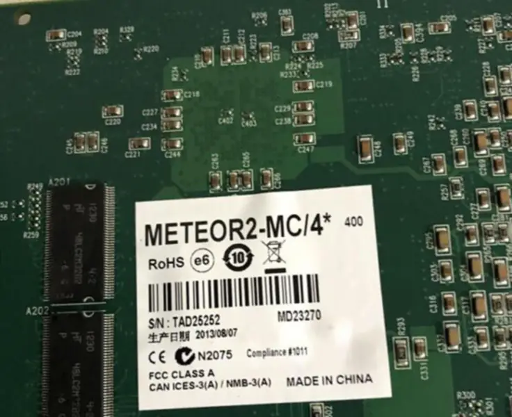 Scheda madre industriale Matrox METEOR2-MC/4* Y751-04 REV.A