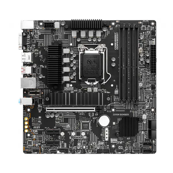 MSI Z590M BOMBER Scheda madre LGA1200 Z590 DDR4 128GB Micro ATX